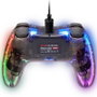Mars Gaming Gamepad MGP-C Mando Profesional RGB Negro Translúcido Compatible PC Switch PS3